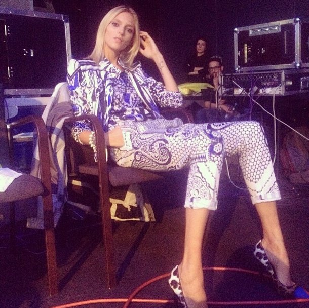 Anja Rubik na planie Project Runway: stylizacje top modelki