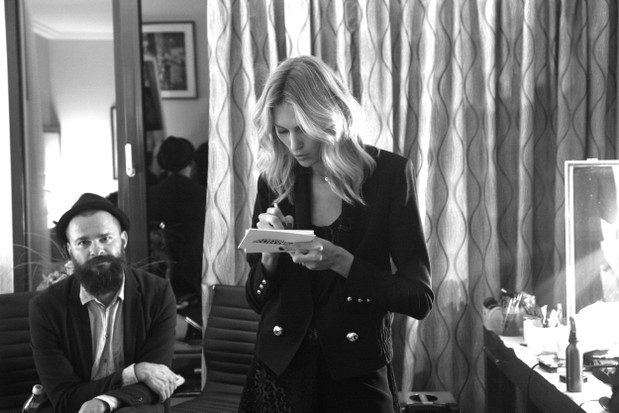 Anja Rubik za kulisami finału Project Runway