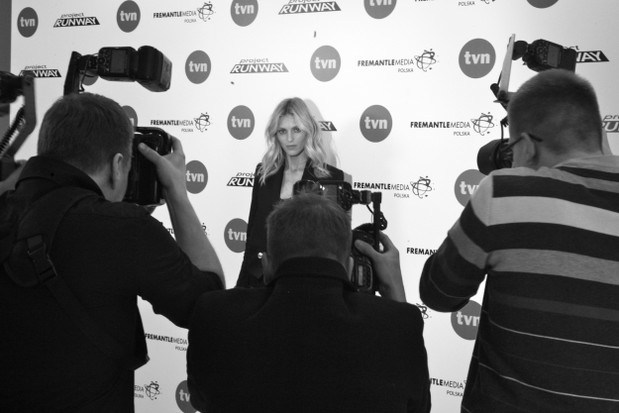 Anja Rubik za kulisami finału Project Runway