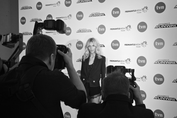 Anja Rubik za kulisami finału Project Runway