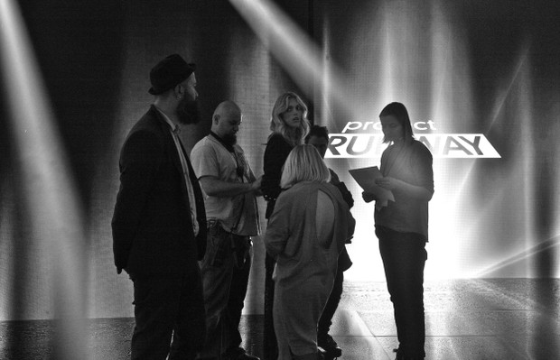 Anja Rubik za kulisami finału Project Runway