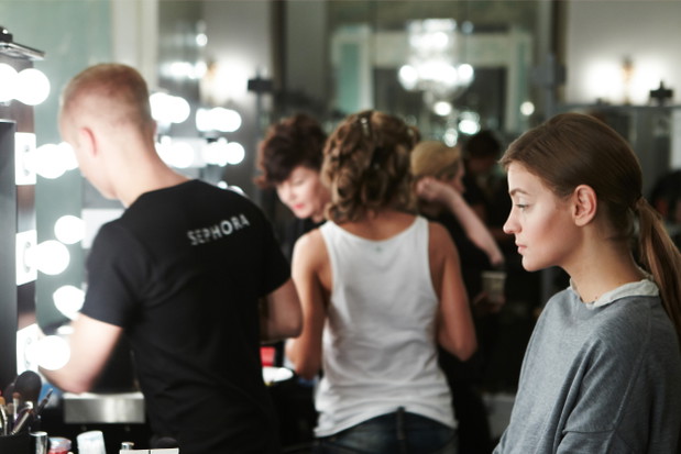 Backstage pokazu La Mania wiosna lato 2014