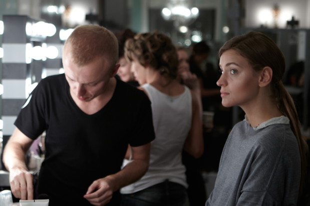 Backstage pokazu La Mania wiosna lato 2014