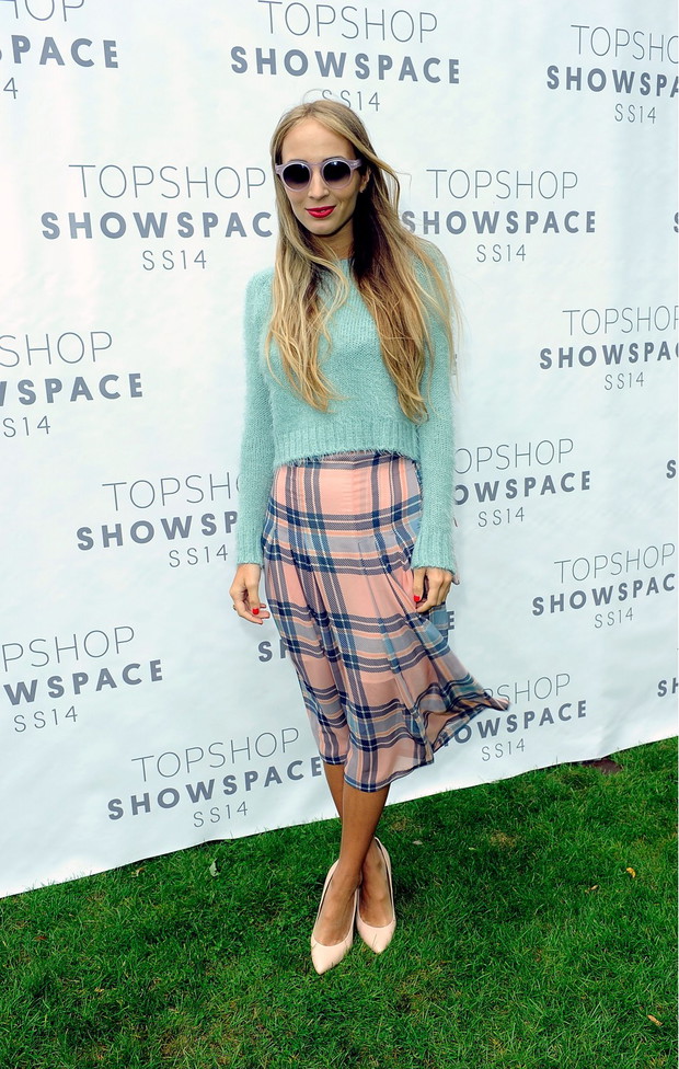 Gwiazdy na London Fashion Week wiosna-lato 2014