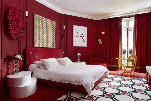 Wnetrze tygodnia - ekscentryczny apartament Géraldine Prieur, fot. mat. pras. Rouge Absolou