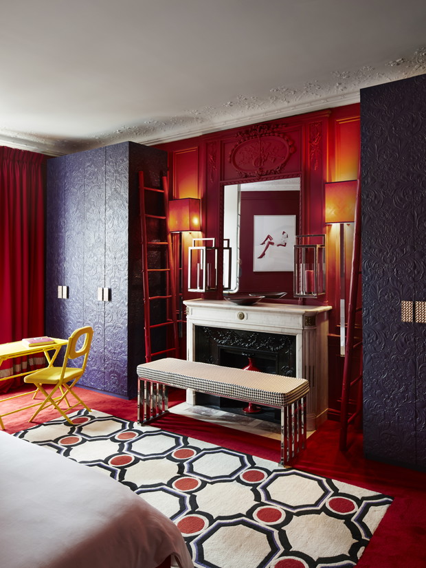 Wnetrze tygodnia - ekscentryczny apartament Géraldine Prieur, fot. mat. pras. Rouge Absolou
