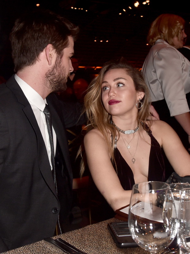Miley Cyrus i Liam Hemsworth, 2019 rok.
