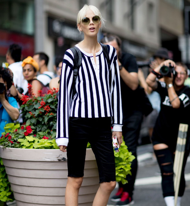 Street fashion: modelki off duty na New York Fashion Week SS17