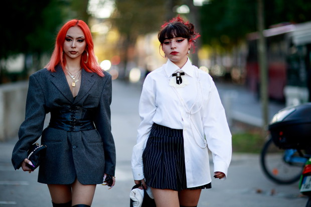 Paris fashion week: street fashion