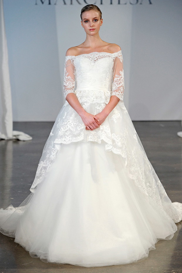 Suknie ślubne 2014: Marchesa wiosna i jesień 2014