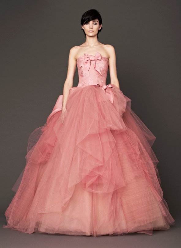 Suknie ślubne Vera Wang na jesień 2014, lookbook, fot. mat. prasowe