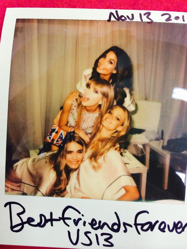 Taylor Swift i Fall Out Boy na pokazie Victoria