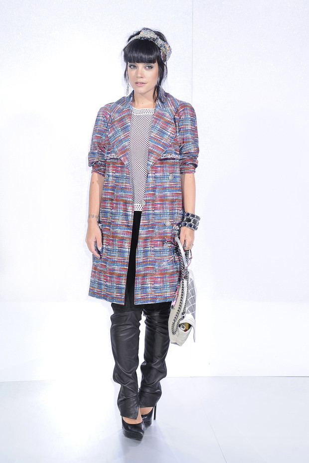 Gwiazdy na pokazach haute couture wiosna-lato 2014 w Paryżu