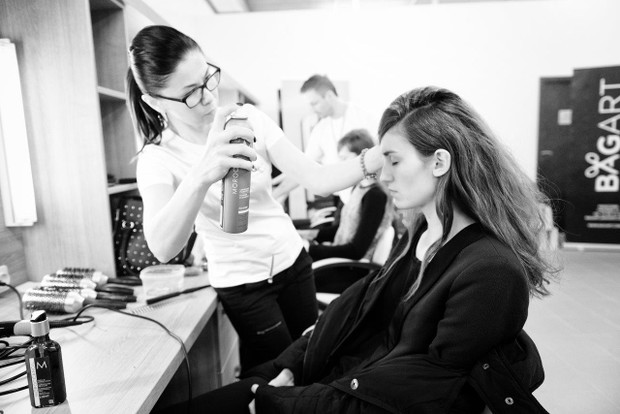 Łukasz Jemioł: backstage pokazu wiosna - lato 2014