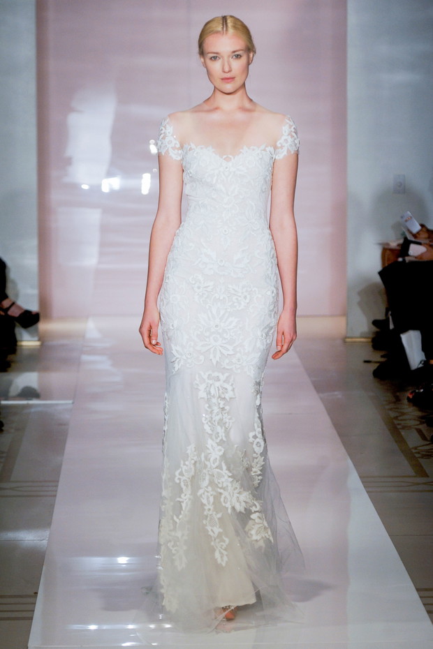 Suknie ślubne 2014: Reem Acra jesień 2014