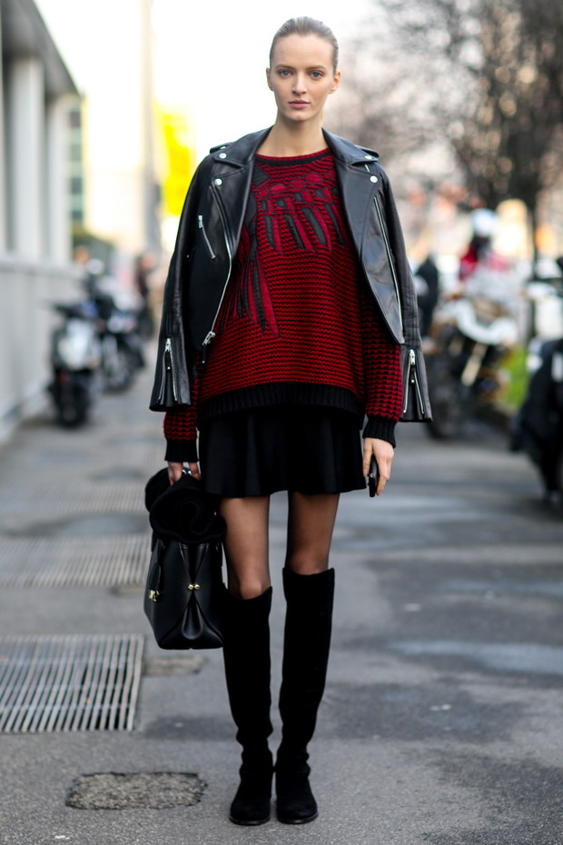 Street fashion: Milan Fashion Week jesień-zima 2014/2015