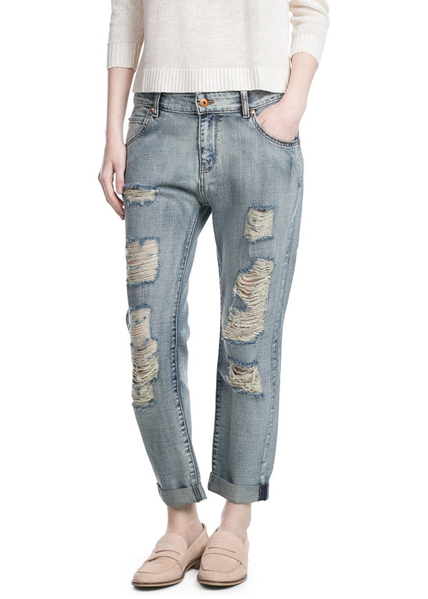 Boyfriend jeans - trendy wiosna lato 2014