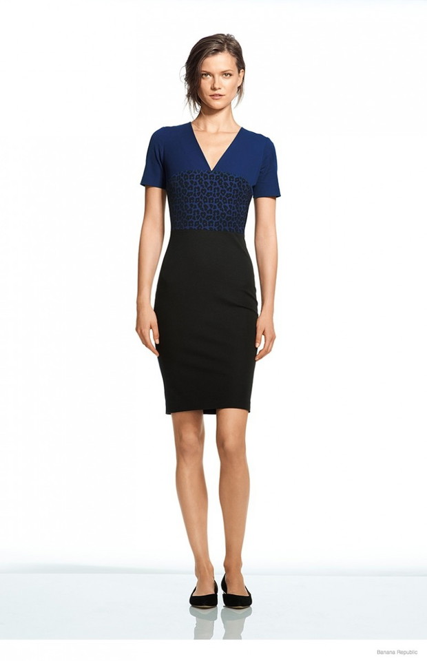 Kasia Struss w lookbooku Roland Mouret x Banana Republic