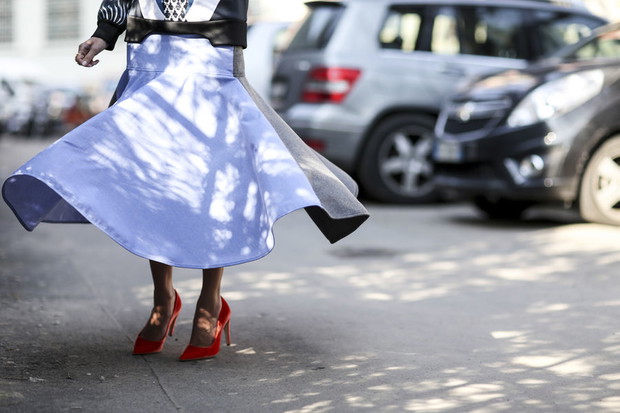 Street fashion: pastele
