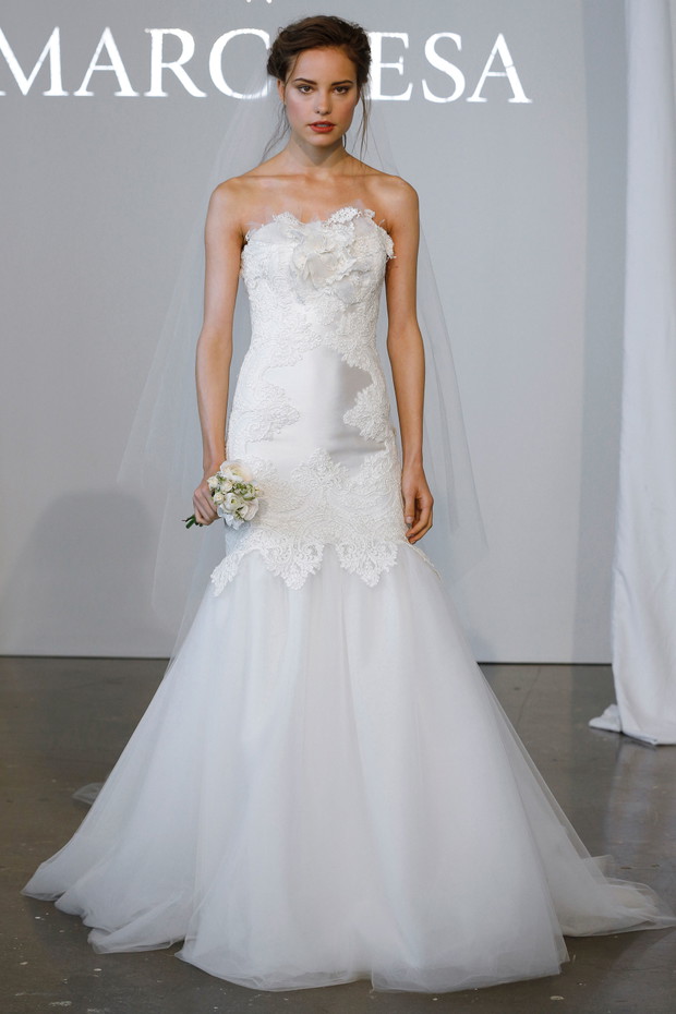 Suknie ślubne 2015: Marchesa wiosna 2015