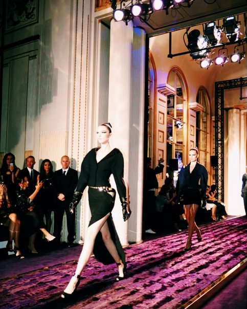 Versace haute couture jesień-zima 2014/2015 - relacja Instagram
