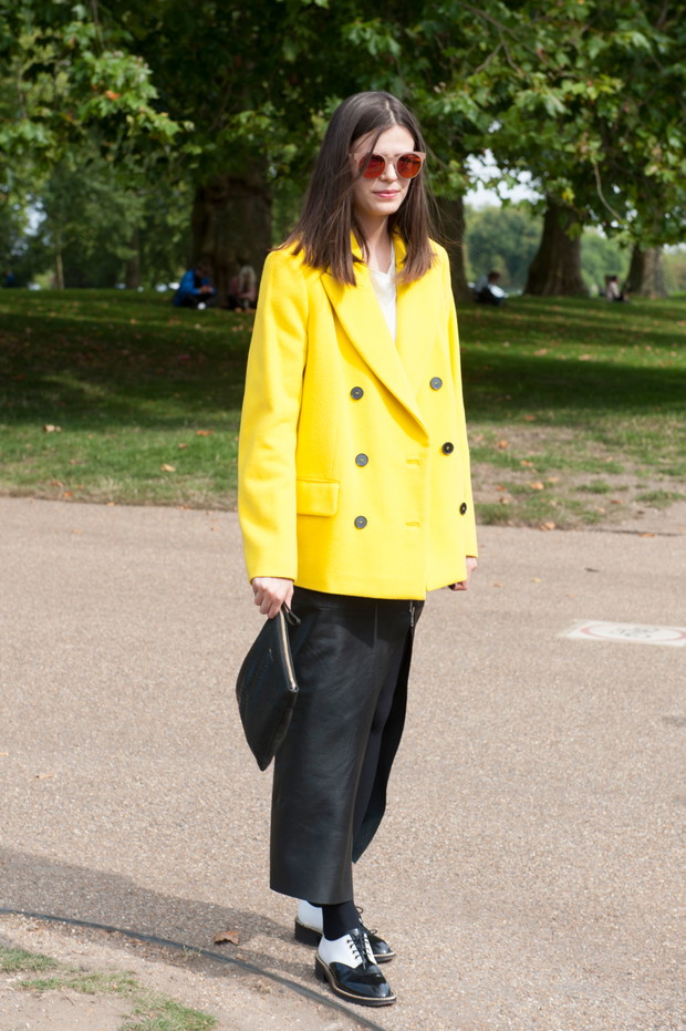 Street fashion: London Fashion Week wiosna-lato 2015