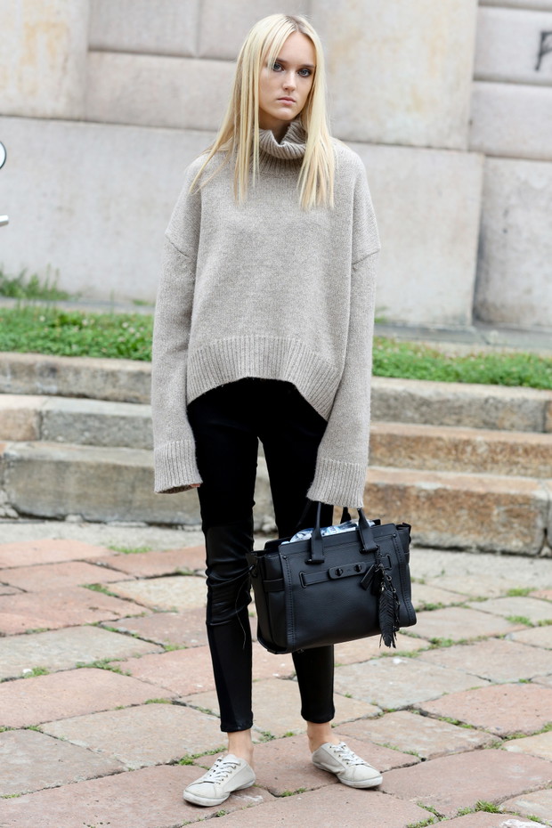 Street fashion: swetry na jesień