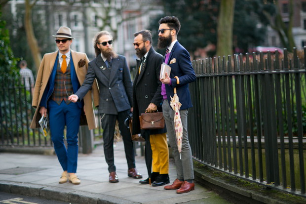 Street fashion: tydzień mody męskiej w Londynie jesień-zima 2015/2016