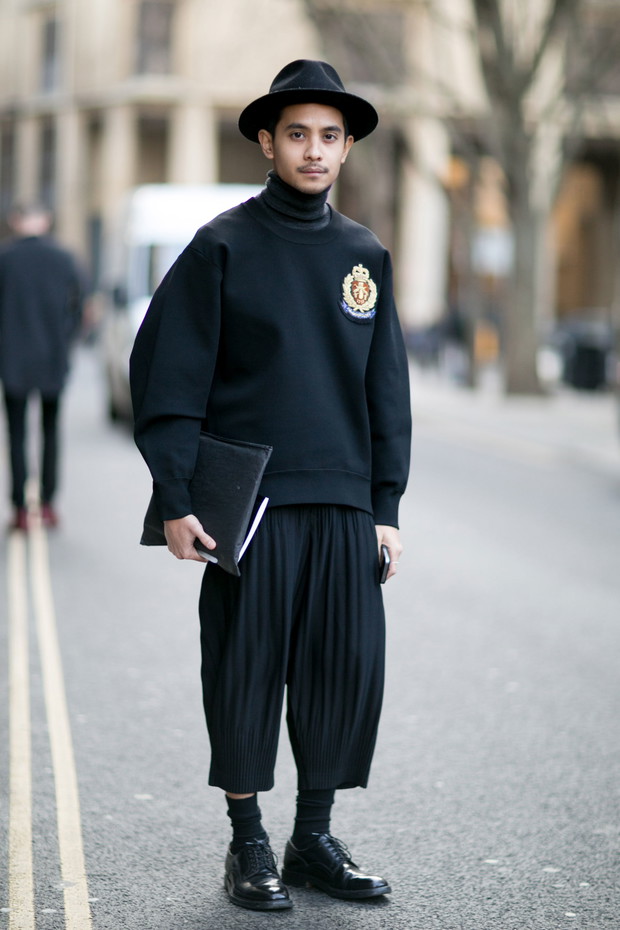 Street fashion: tydzień mody męskiej w Londynie jesień-zima 2015/2016