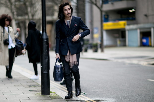 Street fashion: tydzień mody męskiej w Londynie jesień-zima 2015/2016