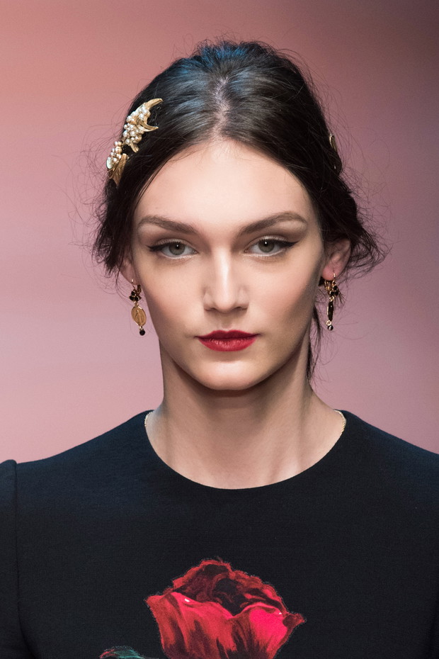 Look z wybiegu: Dolce & Gabbana jesień-zima 2015/2016