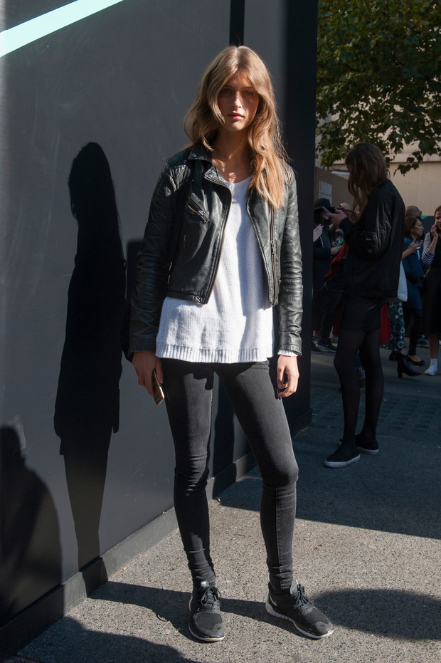 Street fashion: modelki off duty w Londynie