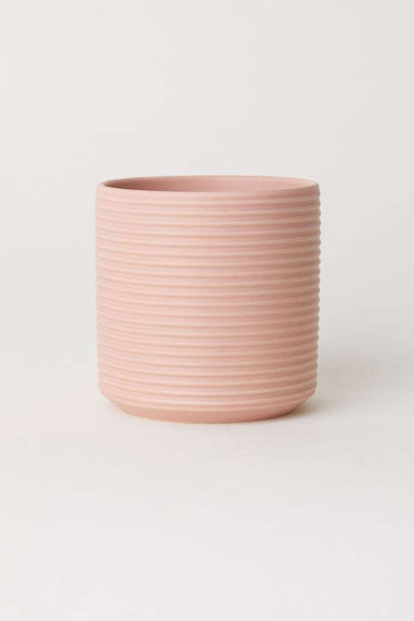 Mała doniczka z kamionki, H&M HOME, 39,90 zł