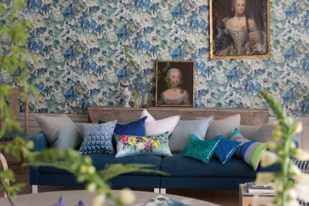 Piękne wnętrza: wzory jak z chińskiej porcelany