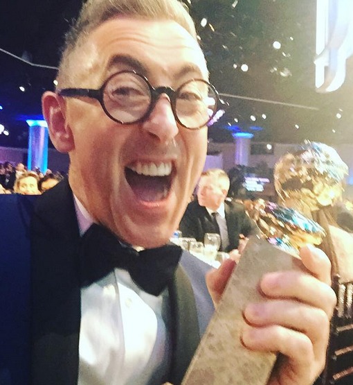 Złote globy 2016: gwiazdy na Instagramie, Alan Cumming, fot. @alancummingsnaps