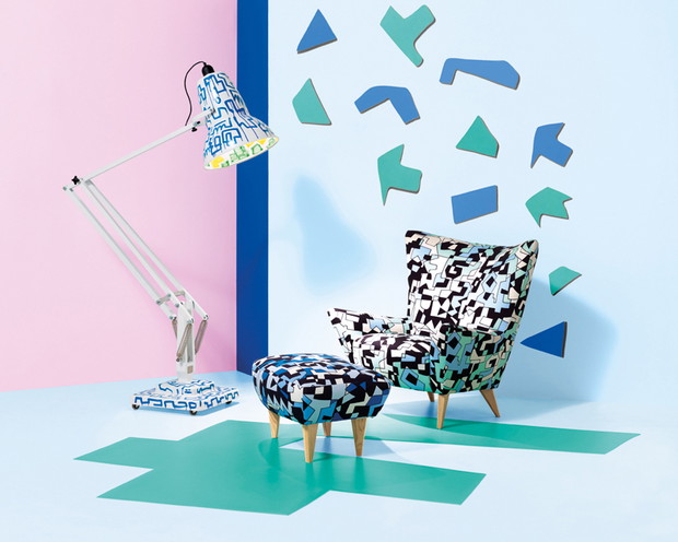 Doodle we wnętrzach - Jon Burgerman dla Kirkby Design