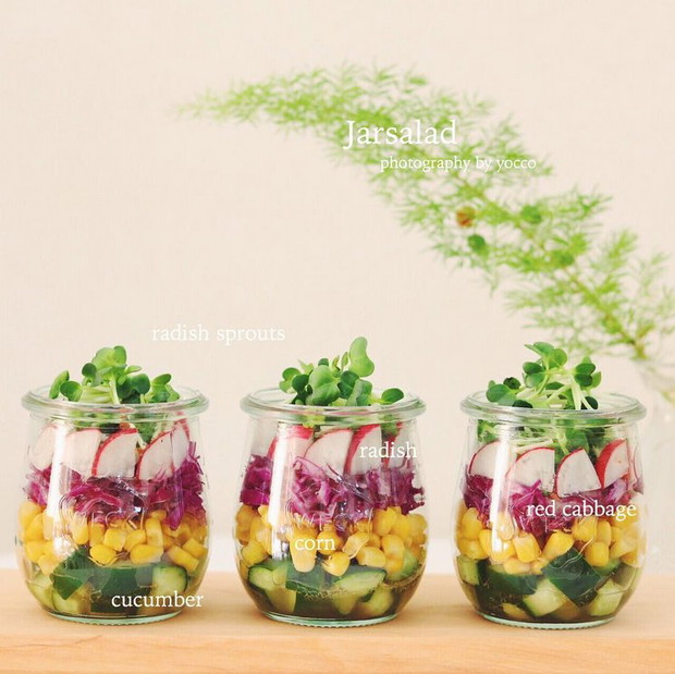 #Jarsalad - sałatka w słoiku
