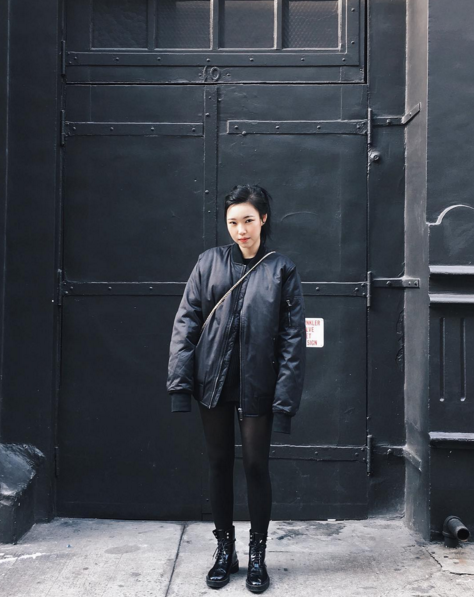 Kurtka bomber w social mediach trendy 2016
