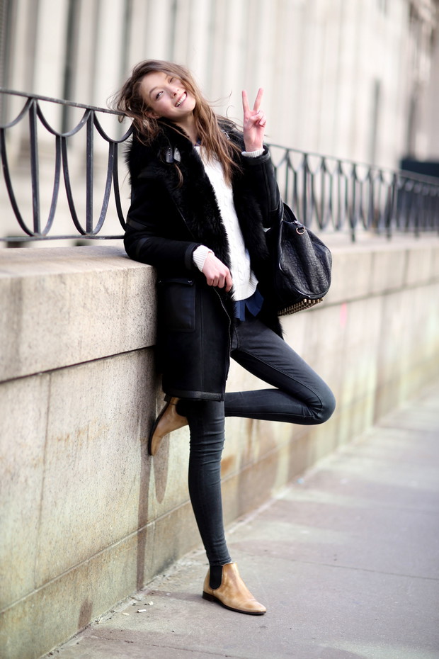 Street fashion: modelki off duty w Nowym Jorku