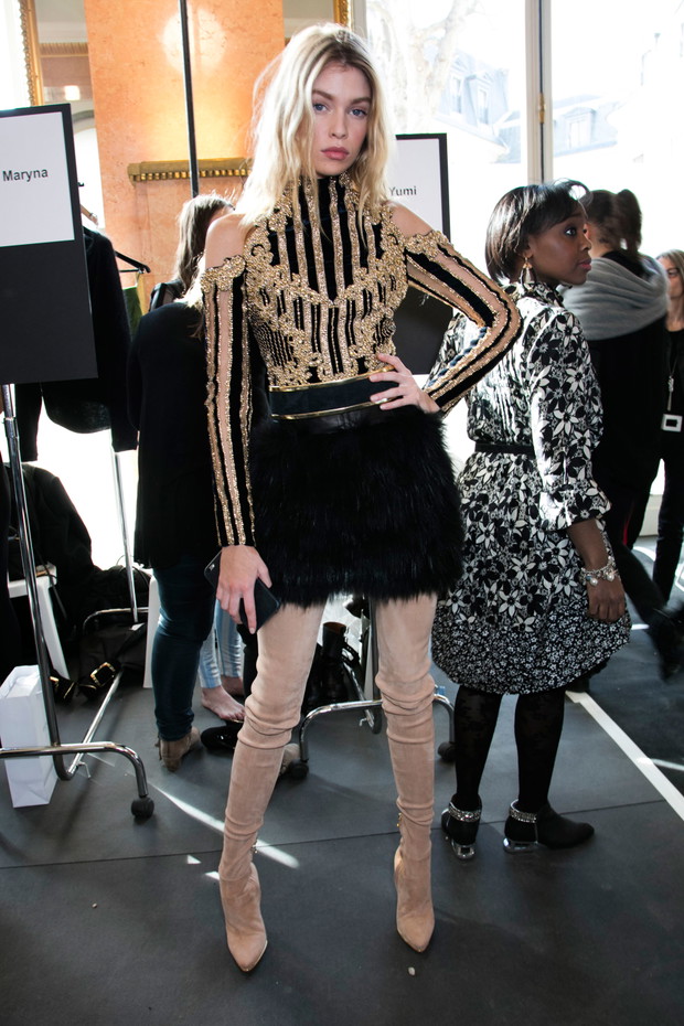 Balmain jesień-zima 2016/2017 - backstage
