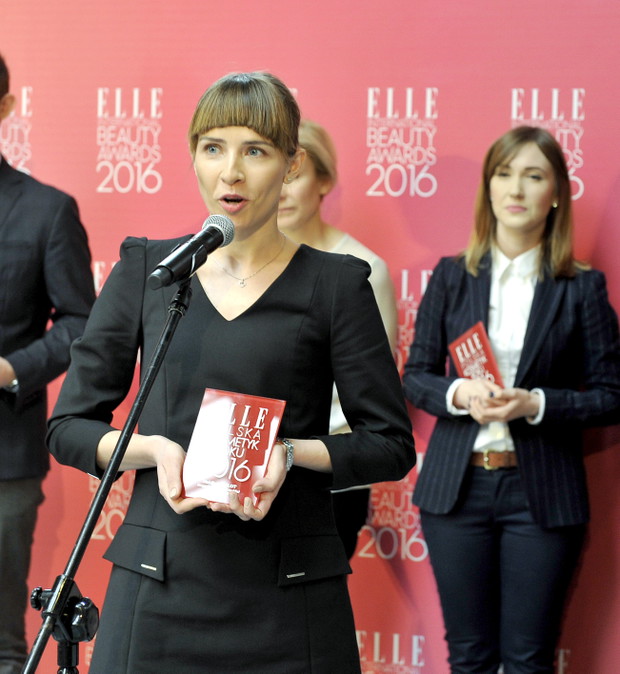 Relacja z finału plebiscytu ELLE International Beauty Awards 2016, Patryk Ochalski (Inglot), Małgorzata Zientek (Dottore), Edyta Śmiłek (Cappuccino PR), Justyna Rogalińska (Oceanic S.A.), fot. AKPA