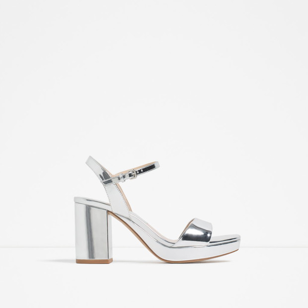 Metaliczne buty trendy 2016