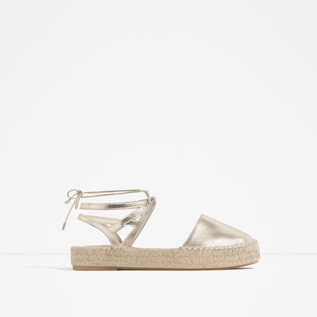 Metaliczne buty trendy 2016