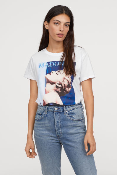 T-shirt z okładką płyty Madonny H&M