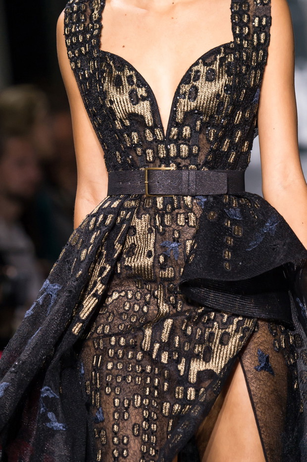 Elie Saab haute couture jesień-zima 2016/2017 - detale, fot. Imaxtree