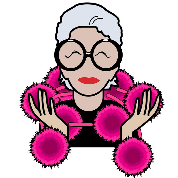 Iris Apfel ma swoje emoji!
