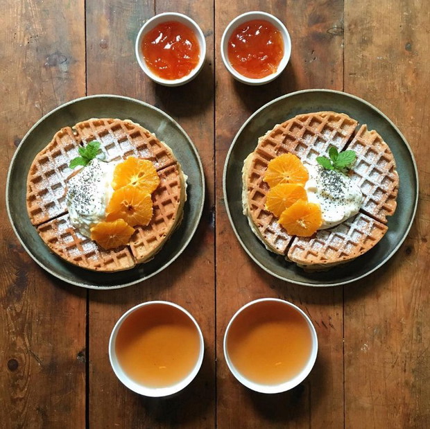 Symetryczne śniadania z instagrama