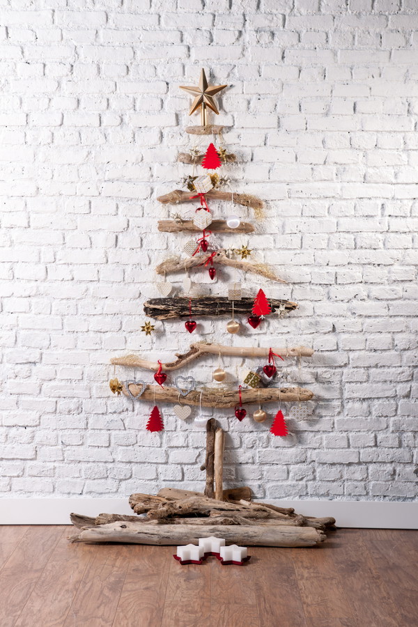 Choinka z drewna, Shutterstock