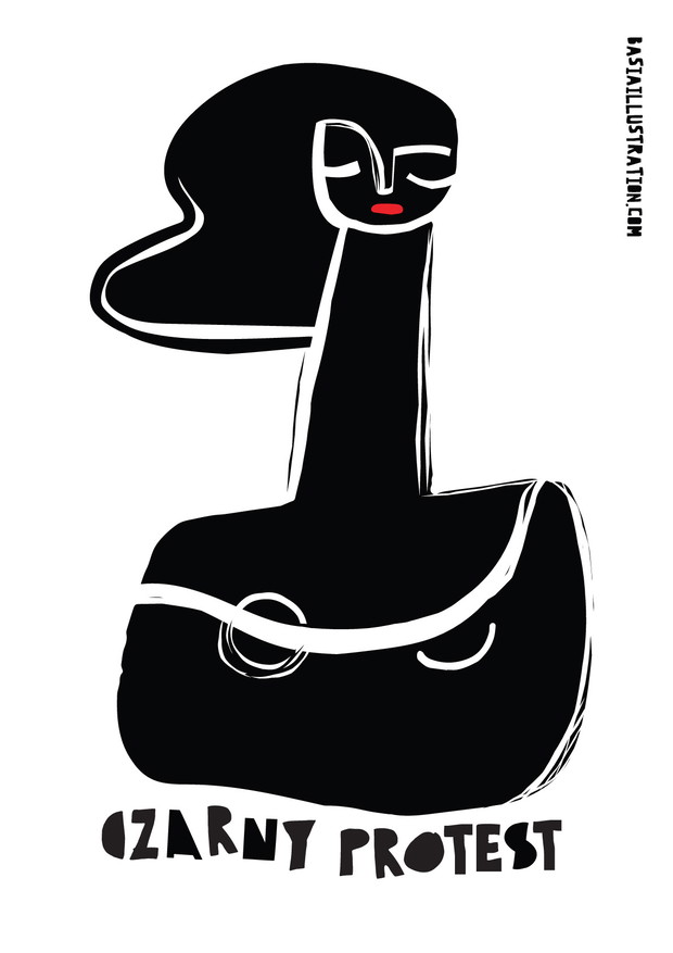 Czarny protest: plakaty od Pogotowia Graficznego