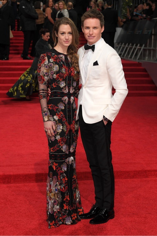 BAFTA 2017: Hannah Bagshawe i Eddie Redmayne